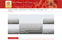 Tablet Screenshot of hophamvietnam.org